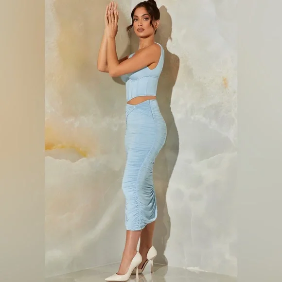 NWT Corset top in light blue - Picture 3 of 3